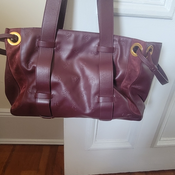 Slightly new Chloe burgundy shoulder bag - Picture 2 of 4
